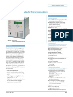 Siprotec 4 7sa522 Distance Protection Relay For Transmission Lines