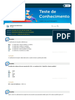 Análise Estatística - Simulado