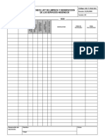 Sgc-f-chld-010 Check List de Limpieza y Desinfeccion de Servicios Higienicos