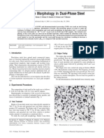 Crack Path Morphology in Dual-Phase Steel