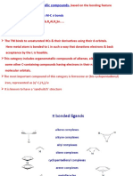 Classification of Organometallic Compounds