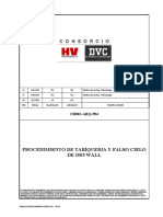 CR001-ARQ-P04 Procedimiento de Tabiqueria y Falso Cielo Raso de Drywall Ver02