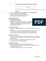 Examen de Seguridad y Salud en El Trabajo