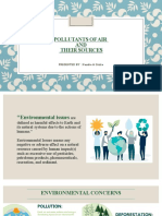 Pollutants of Air AND Their Sources: PRESENTED BY: Nandita & Gitika