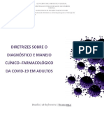 Diretrizes Sobre o Diagnóstico e Manejo Clínico - Farmacológico Da Covid-19 em Adulto - 3.1