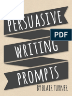 Persuasive Writing Prompts