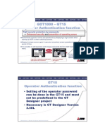 GOT1000 - GT15 Operator Authentication Setting - Technical