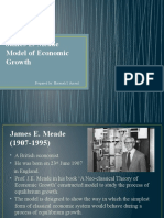 J.E. Meade Model Economic Growth