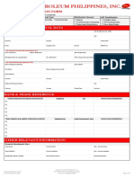 Customer Application Form