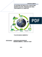 Plan de Manejo de Ambiental Choloque