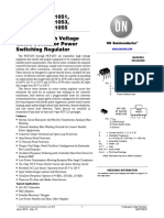 NCP1050, NCP1051, NCP1052, NCP1053, NCP1054, NCP1055 Monolithic High Voltage Gated Oscillator Power Switching Regulator