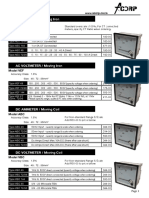 AC AMMETER / Moving Iron: Model AEC