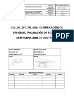 5.VLS - SG - SST - Po - 001 - Identificación de Peligros. Evaluación de Riesgos y Determinación de Controles