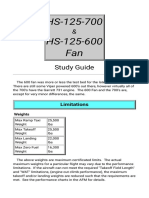 HS-125-700 HS-125-600 Fan: Limitations