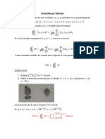 Integrales Triples