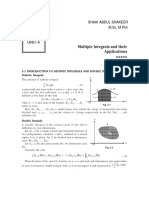 UNIT-4 Multiple Integrals and Their Applications