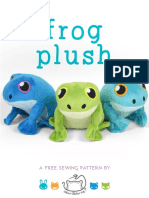 202104frog Plush Sewing Pattern PDF