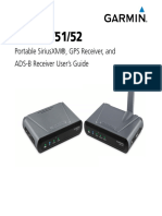 Portable Siriusxm®, Gps Receiver, and Ads-B Receiver User'S Guide