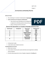 Molecular Geometry and Bonding Theories