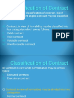 Classification of Contract