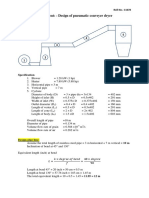 Assignment: - Design of Pneumatic Conveyer Dryer: Specification