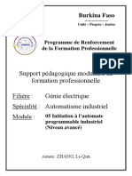 Automatisme Industriel - Initiation À L'automate Programmable Industriel (Niveau Avancé)