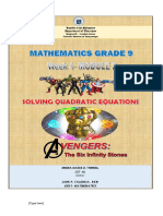 Math Grade 9 Q1 Module 2.solving Quadratic Equations 2