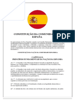 Constituicao Federal Espanhola