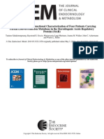 Partial Loss-of-Function Mutations in The Steroidogenic Acute Regulatory Clinical, Genetic, and Functional Characterization of Four Patients Carrying