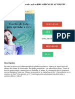 Cuentos de Hadas para Aprender A Vivir (BIBLIOTECAS de AUTOR) PDF - Descargar, Leer