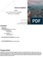 Multimodal Terminal at Gabtoli: Location: Gabtoli Client: Dhaka North City Corporation Site Area: 13.5 Acres (Apprx)