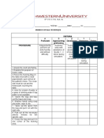 Criteria 4 Proficient 3 Approaching Proficiency 2 Developing 1 Beginning Rating Procedure