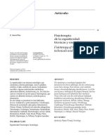 Artículo: Fisioterapia de La Espasticidad: Técnicas y Metodos