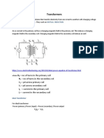 Transformers Notes