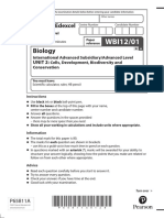 Biology: Pearson Edexcel