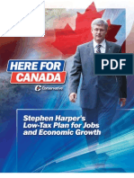 Conservative Party of Canada 2011 Election Platform