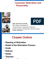 Chapter 5: Consumer Motivation and Personality: Shah Alam Kabir Pramanik