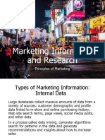 Marketing Information and Research