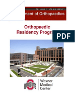 OSU Orthopaedics Residency Program Brochure