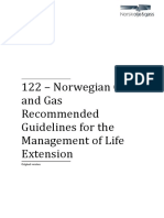 122 Norwegian Oil and Gas Recommended Guidelines For The Mangement of Life Extension