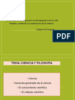 Tema. Ciencia y Filosofía