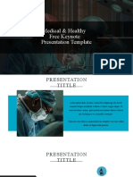 Free Medical and Healthy Powerpoint Presentation Template 2020