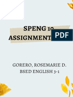 Speng 10: Assignment No. 2