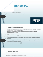 Algebra Lineal - Resolucion de Sistemas Lineales - SGarcia - RFernandez