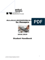 Student Handbook ACC3015 2018 - 19 DL