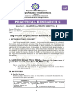 Practical Research 2: Department of Education