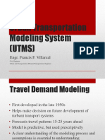 Urban Transportation Modeling System (UTMS) : Engr. Francis F. Villareal