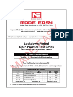 Test-9-CE - Geotechnical Engg PDF