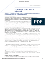 Corrupcion Como Factor de Retardacion de Justicia