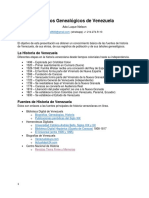 Recursos Genealógicos de Venezuela